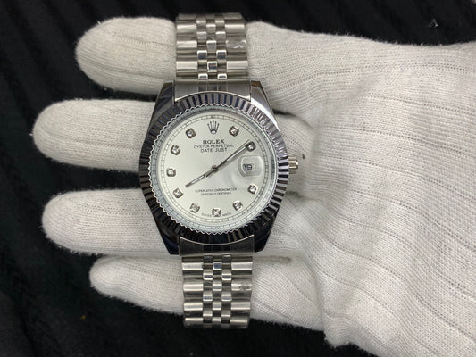 Rolex Silver With Premium Lock