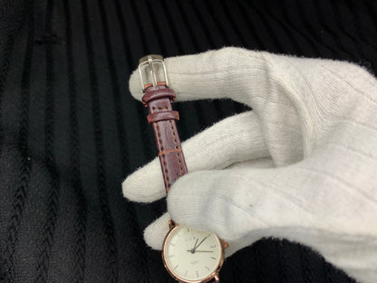 Ladies Brown Strap Watch