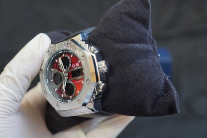 Men Dual Time Premium Watch