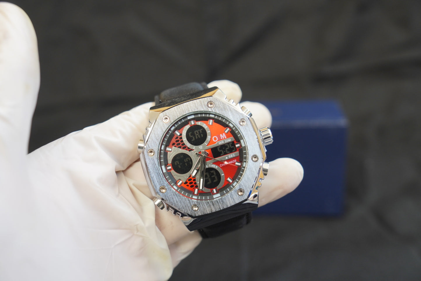 Men Dual Time Premium Watch