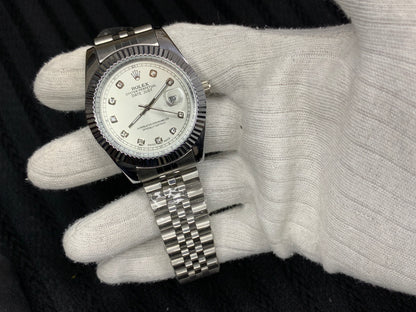 Rolex Silver With Premium Lock