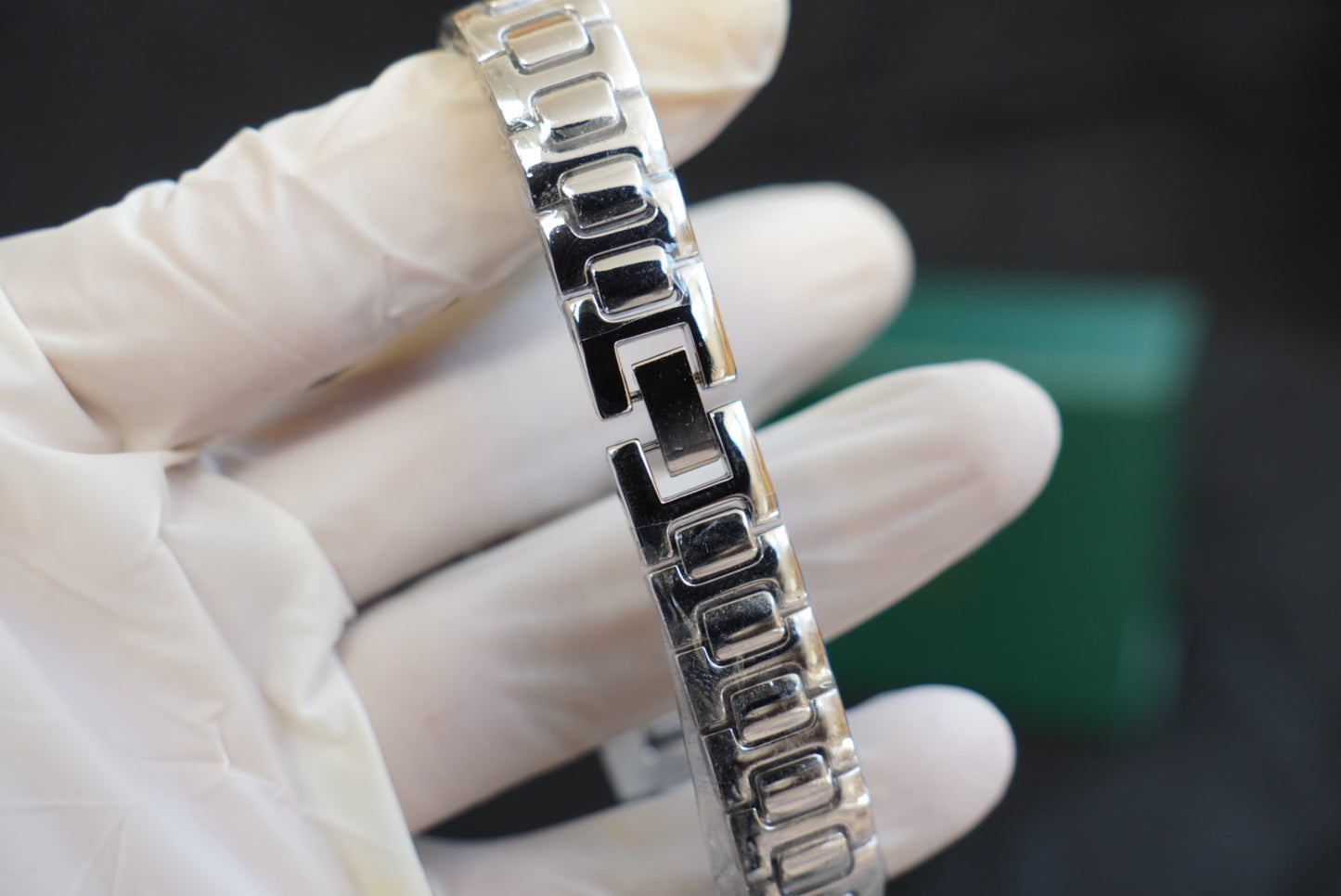 Ladies Black/Silver Premium Watch