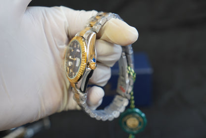 Rolex Ladies Silver/Gold/Blue Edition