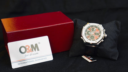 Men Dual Time Premium Watch