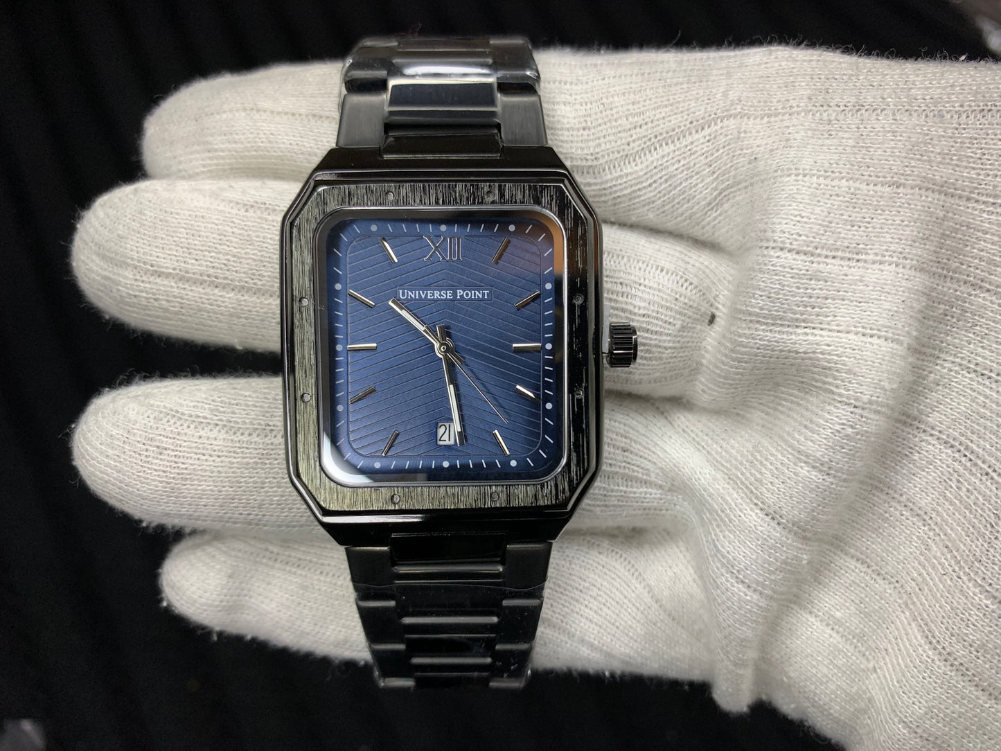 Universe Point Black/Blue Men Watch