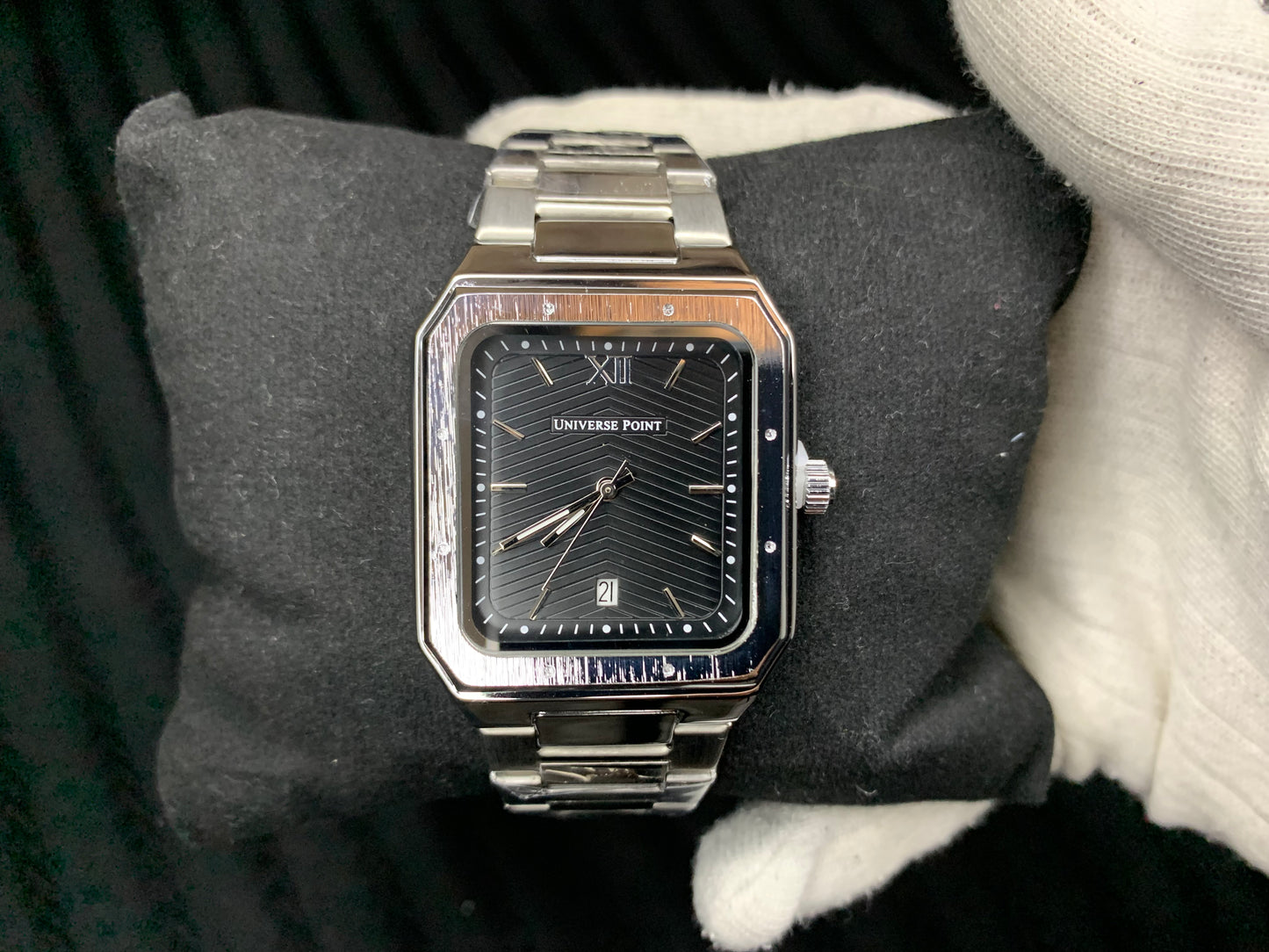 Universe Point Black/Silver Men Watch