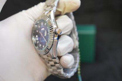 Rolex Blue/Silver Edition Premium Watch