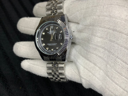 Rolex Silver Black Edition