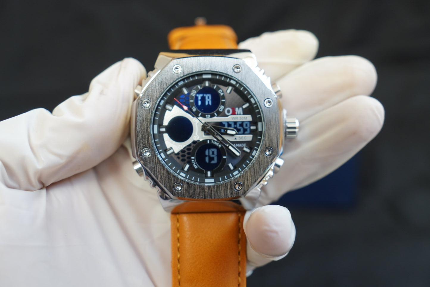 Men Dual Time Premium Watch