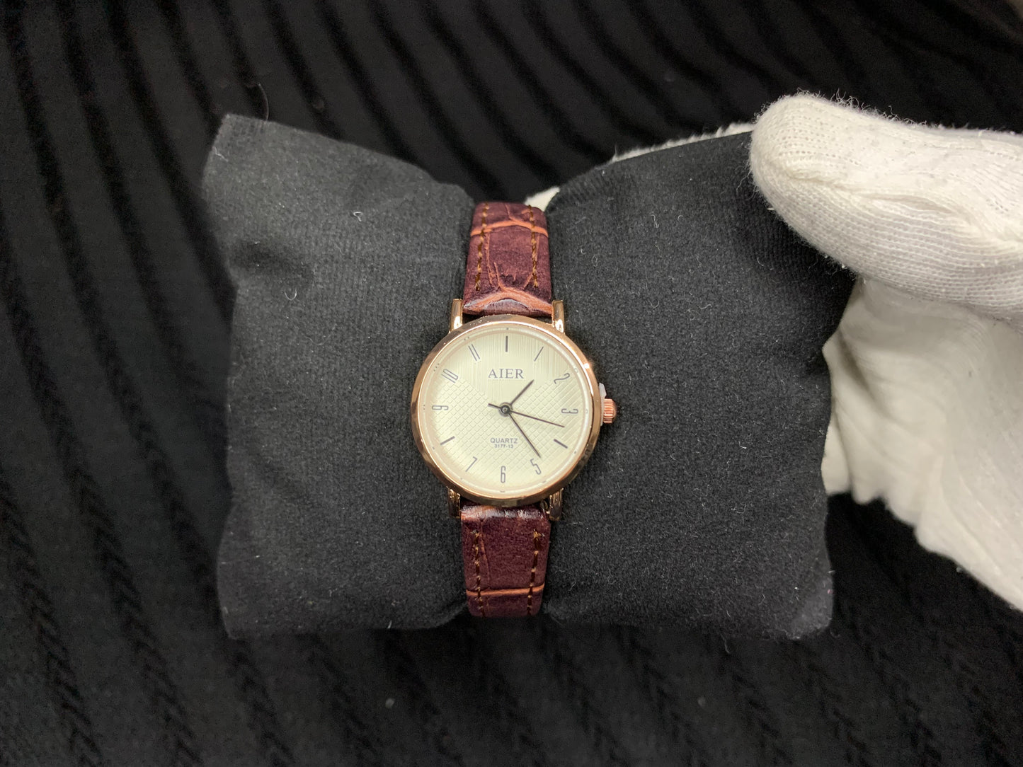 Ladies Brown Strap Watch