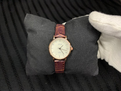 Ladies Brown Strap Watch
