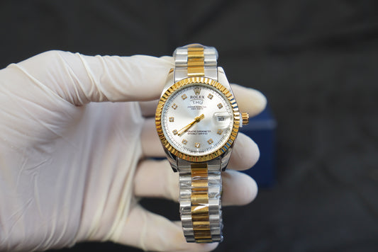 Rolex Ladies Silver/Gold Edition