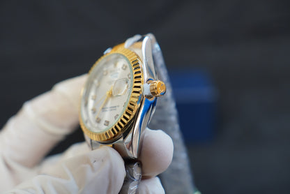 Rolex Ladies Silver/Gold Edition