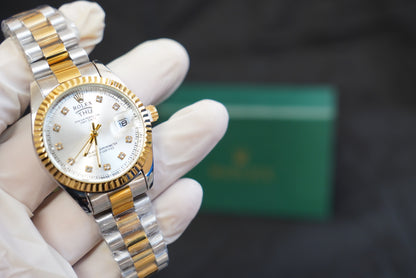 Rolex Ladies Silver/Gold Edition