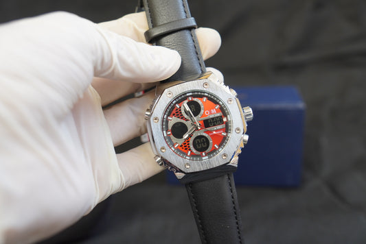 Men Dual Time Premium Watch