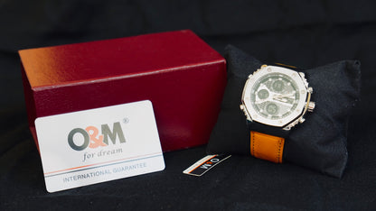 Men Dual Time Premium Watch