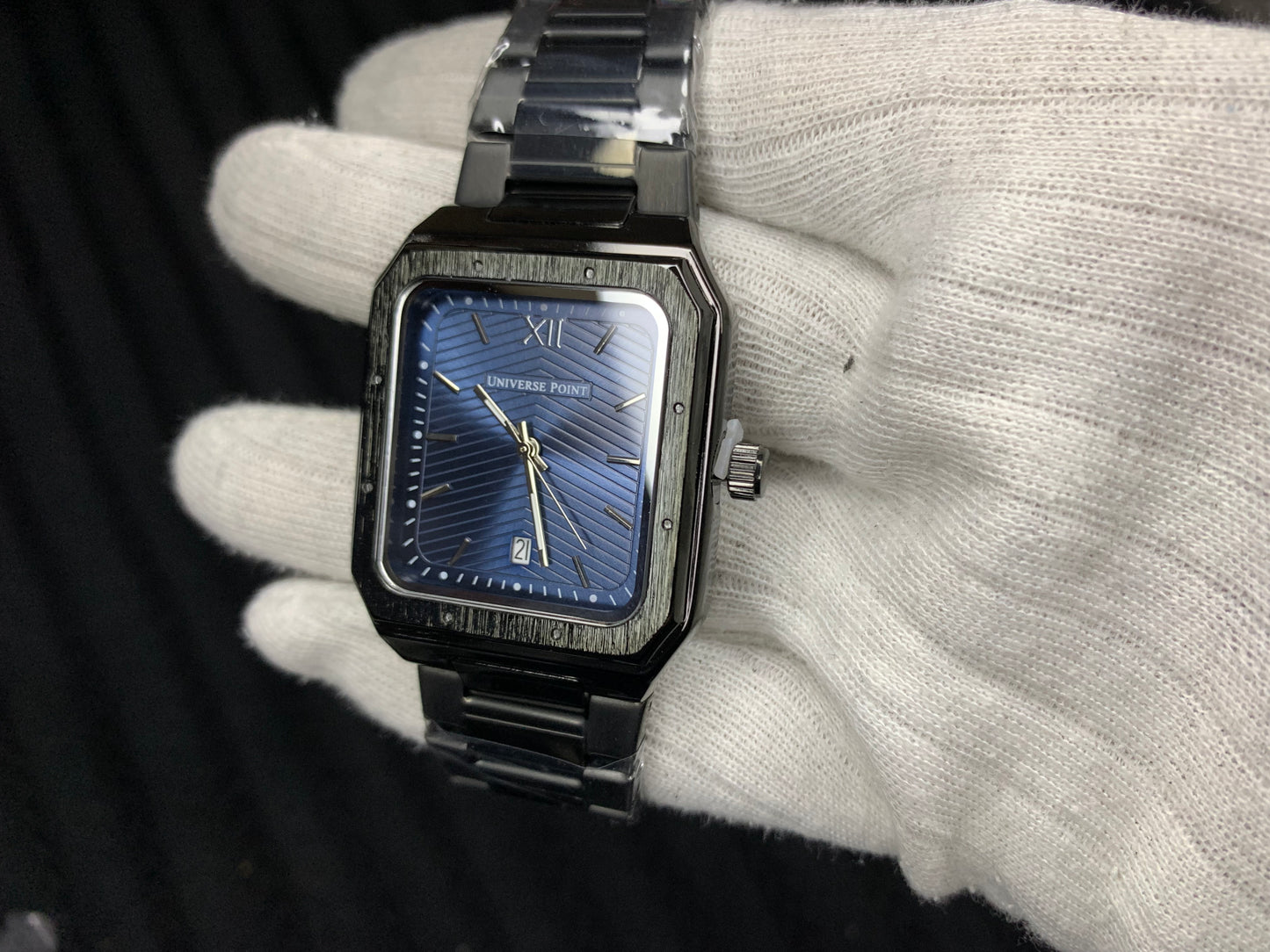 Universe Point Black/Blue Men Watch