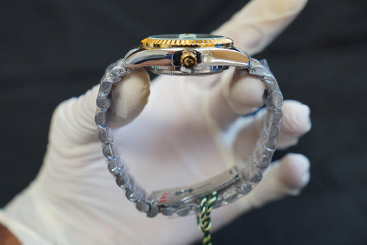 Rolex Ladies Silver/Gold/Blue Edition